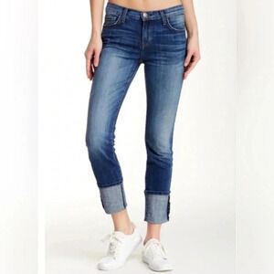 Current/Elliot The Cuffed Skinny Envy Jeans - size 25 - N